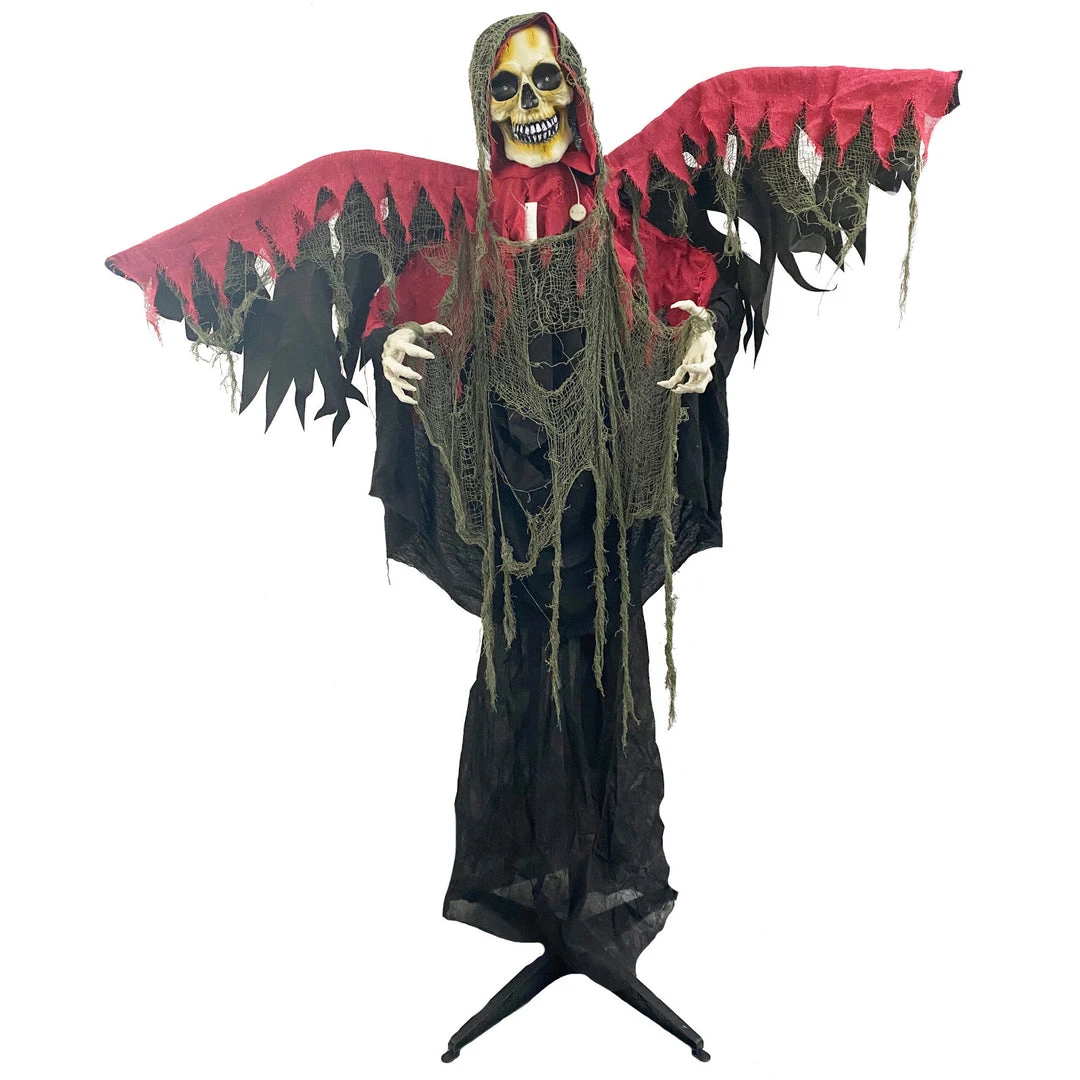 Jack In The Box Props Animated Reaper With Wings 160 Cm Halloween Prop 1 Jack In The Box Props Animated Reaper With Wings 160 Cm Halloween Prop