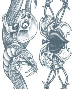 Carnival Products Tinsley FX Temp Tattoo Body Band - Snake