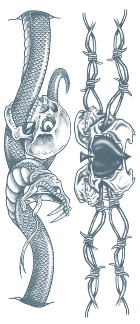 Carnival Products Tinsley FX Temp Tattoo Body Band - Snake 2 Carnival Products Tinsley FX Temp Tattoo Body Band - Snake