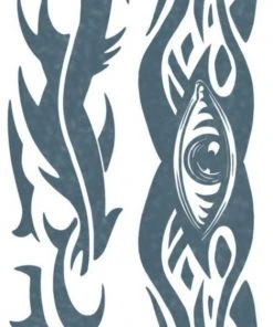 Carnival Products Tattoos Tinsley FX Temp Tattoo Body Band - Tribal Eye