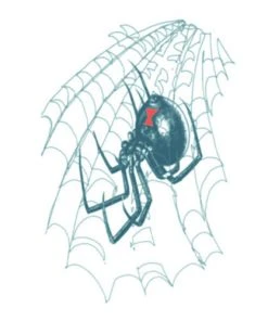 Carnival Products Tinsley Temporary Tattoo - Biker Widow Accessoriesc