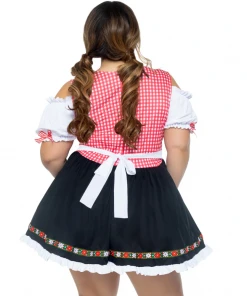 Tomfoolery Ladiesc Ladies Plus Oktoberfest Beer Garden Babe Costume By Leg Avenue