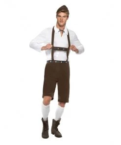 Smiffys Bavarian Man Costume - Brown