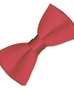Swedia's Red Satin Bow Tie