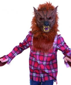 Swedia's Wolf Man Mask And Shirt Halloweenc