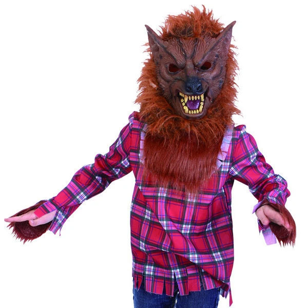 Swedia's Wolf Man Mask And Shirt Halloweenc 1 Swedia's Wolf Man Mask And Shirt Halloweenc
