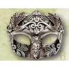 Tomfoolery Cicero Silver Masquerade Mask