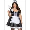 Tomfoolery Ladiesc Classic French Maid Ladies Plus Costume