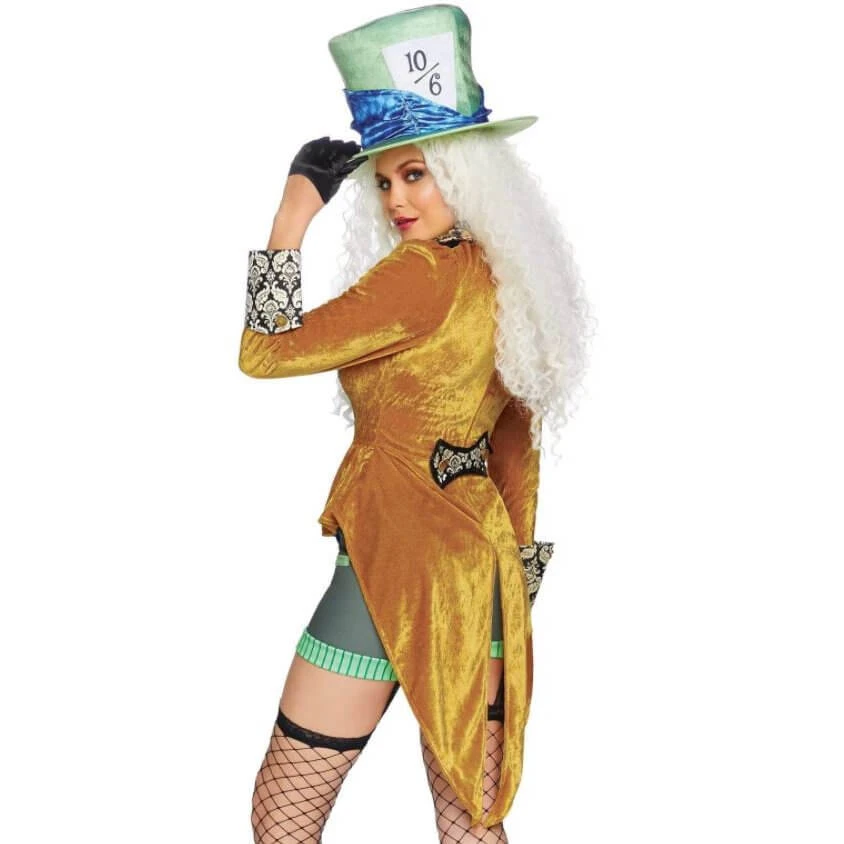 Tomfoolery Classic Mad Hatter Ladies Costume - Leg Avenue Fairytales & Storybook 2 Tomfoolery Classic Mad Hatter Ladies Costume - Leg Avenue Fairytales & Storybook