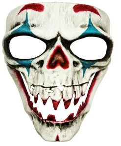 Tomfoolery Clown Bone Horror Mask