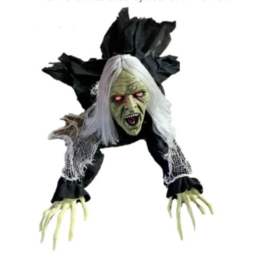 Jack In The Box Animated Crawling Witch Ground Breaker Halloween Prop Props 1 Jack In The Box Animated Crawling Witch Ground Breaker Halloween Prop Props