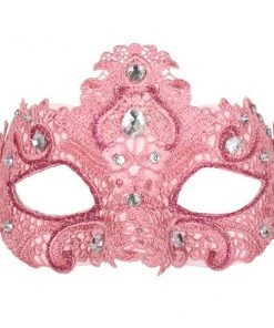 Tomfoolery Crystal Lace Eye Mask - Asst Colors