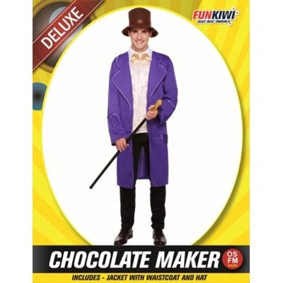 Allen Trading Chocolate Maker Adult Costume Mensc 1 Allen Trading Chocolate Maker Adult Costume Mensc