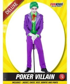 Allen Trading Mensc Poker Villain Costume