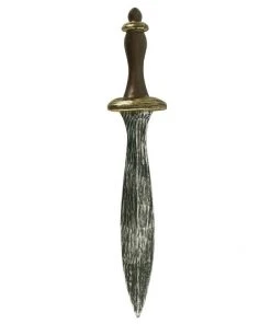 Tomfoolery Dagger With Wood Look Handle 46 Cm Weapons & Armour