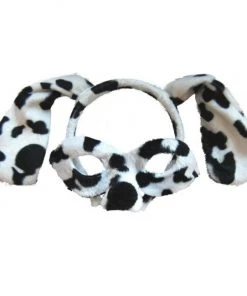 Swedia's Dalmation Headband & Mask Set