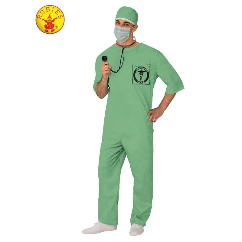 Rubie's Deerfield Doctor Scrubs Costume - Adult Mensc 1 Rubie's Deerfield Doctor Scrubs Costume - Adult Mensc
