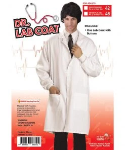 Tomfoolery Dr Lab Coat With Pockets - Dr Toms Mensc