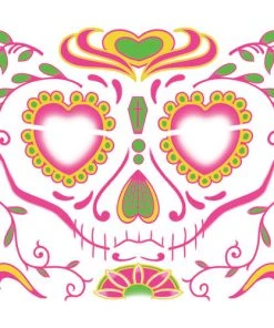 Carnival Products Tinsley FX Full Face Temp Tattoo - Sugar Woman