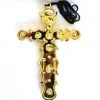 Allen Trading Accessoriesc Latin Cross Necklace - Gold Or Silver