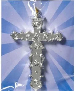 Allen Trading Accessoriesc Latin Cross Necklace - Gold Or Silver