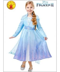 Rubie's Deerfield Frozen 2 Deluxe Girls Elsa Disney Costume