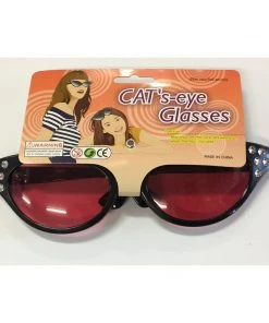 Swedia's Jumbo Cats Eyes Rhinestone Glasses