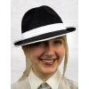 Interalia Group Hats & Headwear Gangster Hat With White Trim