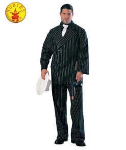 Rubie's Deerfield Striped Gangster Men's Costume