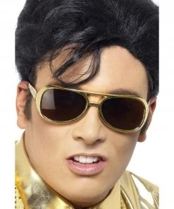 Smiffys Elvis Shades In Gold Or Silver Accessoriesc