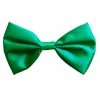 Swedia's Suspenders & Ties Green Satin Bow Tie