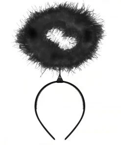 Swedia's Accessoriesc Feather Fallen Angel Halo - Black