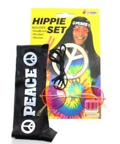 Allen Trading Glasses Mens Hippie Accessory Kit