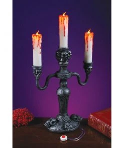Swedia's Halloween Decorations & Props Skull Candelabra Prop