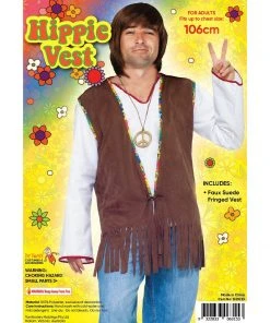Tomfoolery Hippie Fringed Vest - Adults - Dr Toms