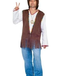 Tomfoolery Hippie Fringed Vest - Adults - Dr Toms