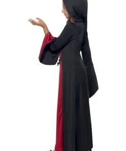 Smiffys Girls Costumes Hooded Vamp Robe