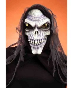 Tomfoolery Hooded Corpse Skull Halloween Mask