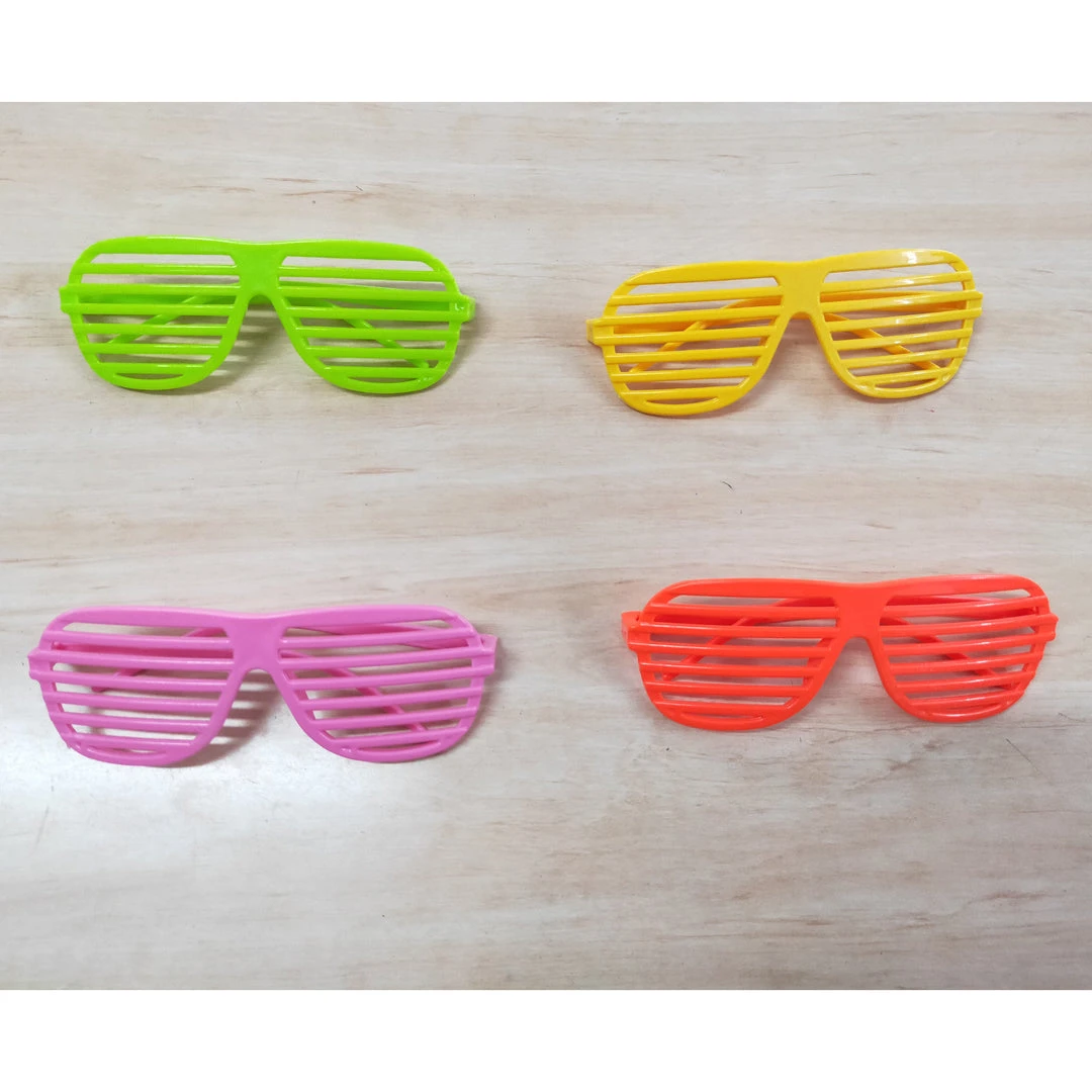 Trademart Neon Shutter Shades Glasses - Asst Colors Accessoriesc 2 Trademart Neon Shutter Shades Glasses - Asst Colors Accessoriesc