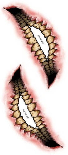 Carnival Products Tinsley FX Temp Tattoo - Evil Grin Tattoos