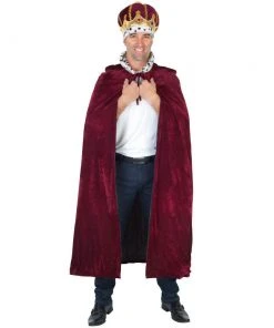 Tomfoolery Kings Cape With Snow Leopard Trim