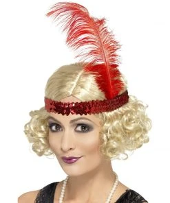 Smiffys Ladies Blonde Charleston Wig 1920's