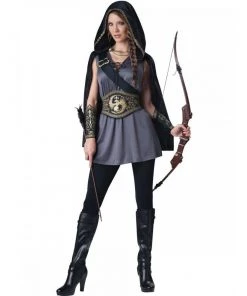Ladies Medieval Huntress Costume - Hire