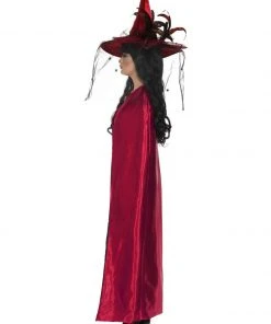 Smiffys Ladies Reversible Cape Red And Black Capes & Cloaks