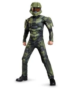 Disguise Costumes Boys Costumes Master Chief Classic Muscle Boys Costume From Halo