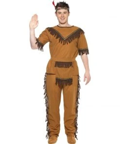 Smiffys Native American Western Costume - Mens