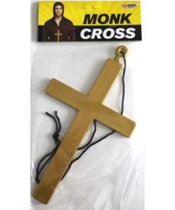 Allen Trading Monk Cross Necklace Accessoriesc
