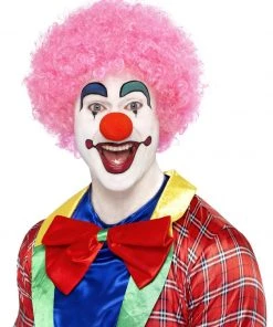 Smiffys Crazy Pink Clown Wig Circus & Clowns