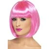 Smiffys 1980's Pink Short Bob Partyrama Wig