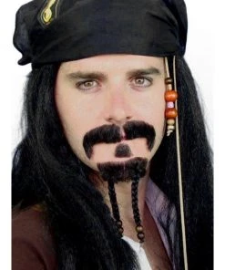 Carnival Products Facial Hair Pirate Mo And Beard Set